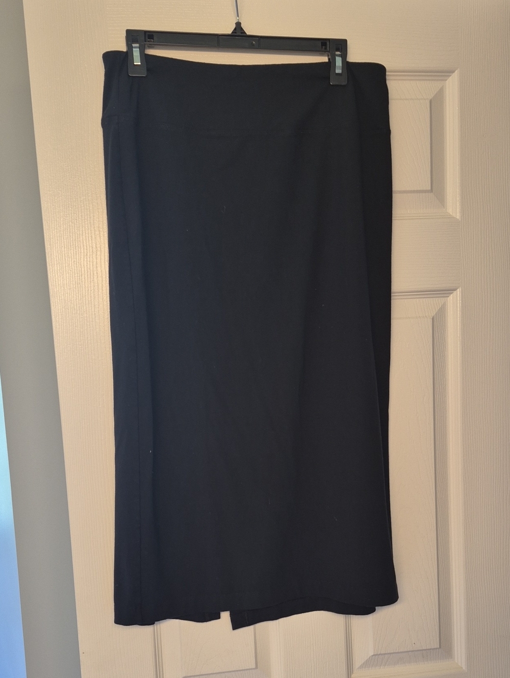 J. Jill Black Maxi Skirt with Straight Cut